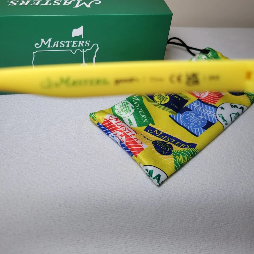 2026 Masters Goodr The Badges‎ Yellow Polarized Sunglasses Augusta National Golf